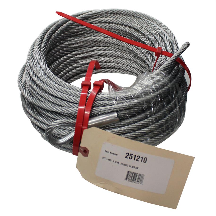Ramsey Winch 251228 Ramsey Replacement Winch Cables Summit Racing