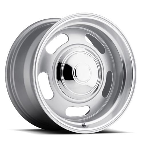 REV Wheels 107 Classic Rally Series Silver 20x9.5 Wheel, Classic, 20 in. x 9.5 in., Aluminum, Silver, 6 x 5.5 in. Bolt Circle, 5.25 in. Backspace, Each