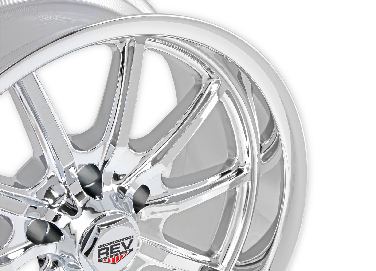 Rev Wheels 110c 7806100 Rev Wheels 110 Classic Series Chrome Wheels