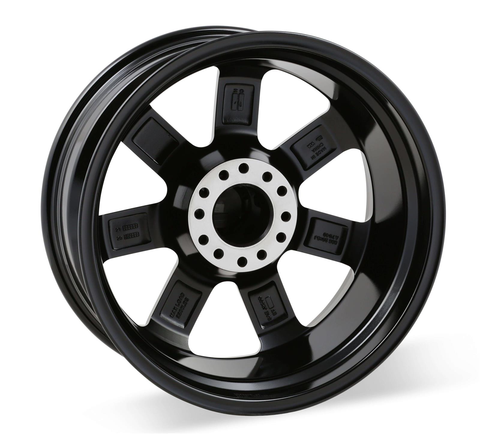REV Wheels 885 Series Offroad Gloss Black 20x9 Wheel, Series, Offroad, 20 in. x 9 in., Aluminum, Black, 5 x 5 in./5.5 in. Bolt Circle, 4.53 in. Backspace, Each thumbnail 2