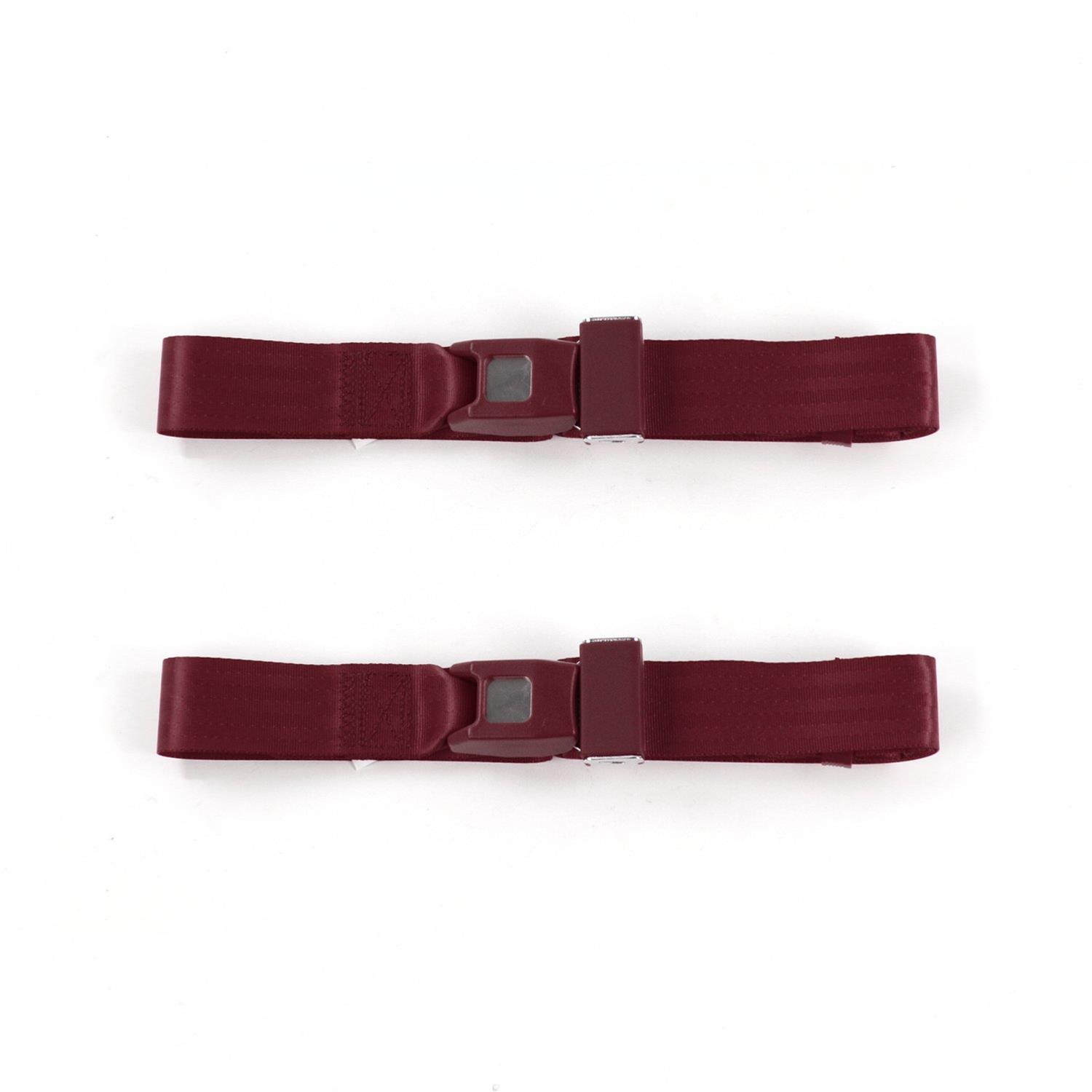 SafeTBoy STBA2BB75 SafeTBoy 2-Point Push Button Buckle Lap Belts | Summit  Racing