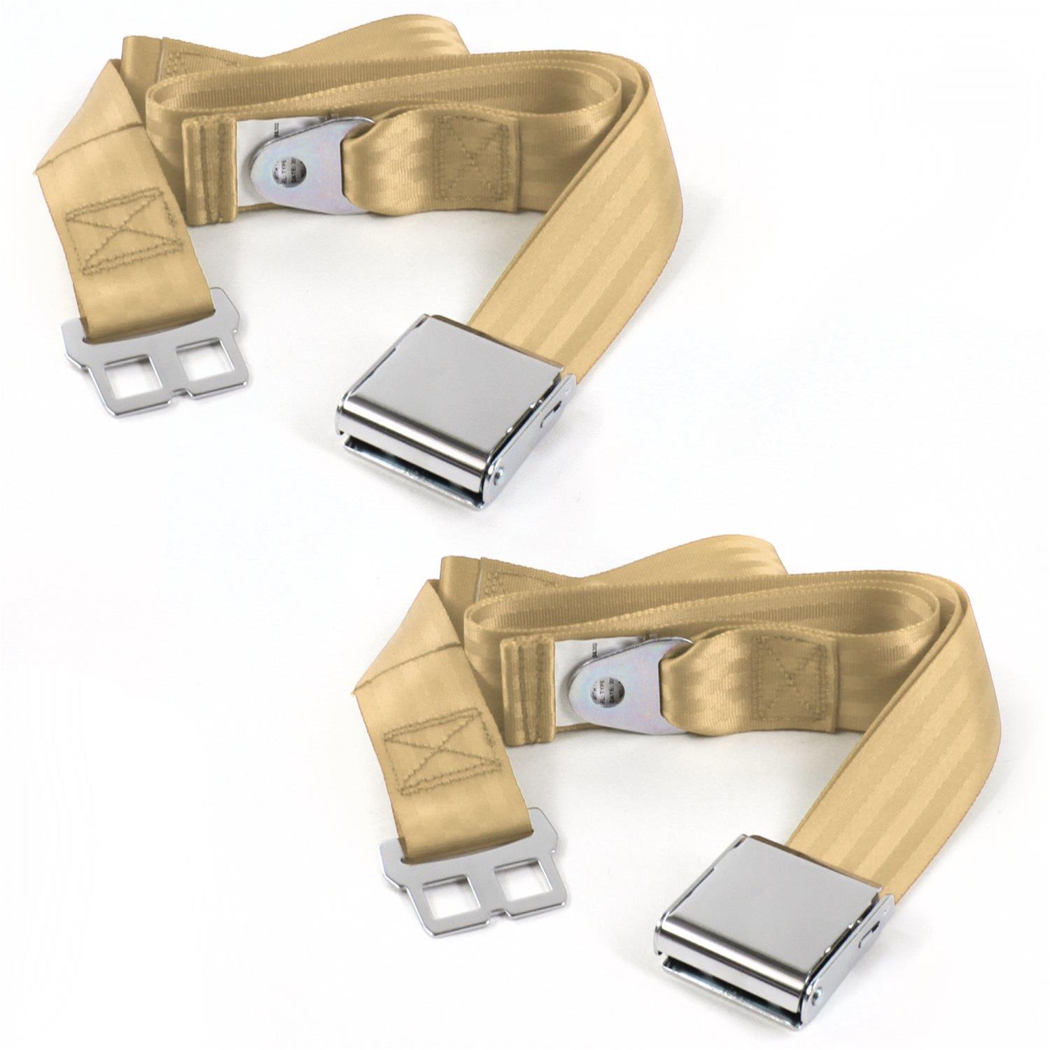 SafeTBoy STBCD89C SafeTBoy 2-Point Airplane Buckle Lap Belts