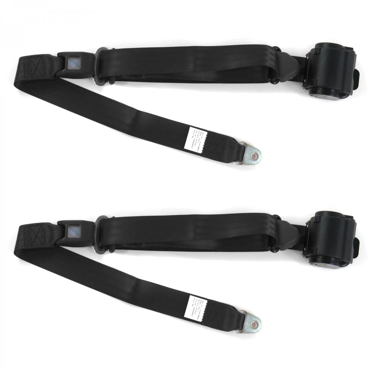 SafeTBoy STBCF6EE SafeTBoy 3Point Retractable Push Button Buckle Lap