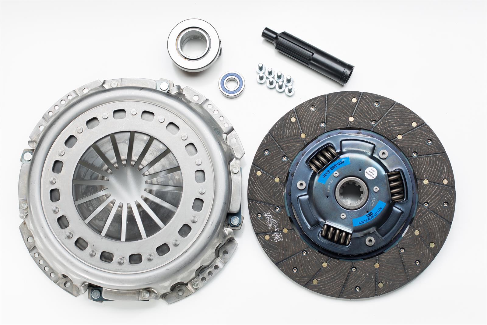 South Bend Clutch Dyna Max Organic Kits for 2000-2005 RAM 2500, 3500 - 1947-ORHD Kit, Organic, 1.375 in. 10-spline, Disc, Pressure Plate, Dodge, 5.9L Diesel, Kit