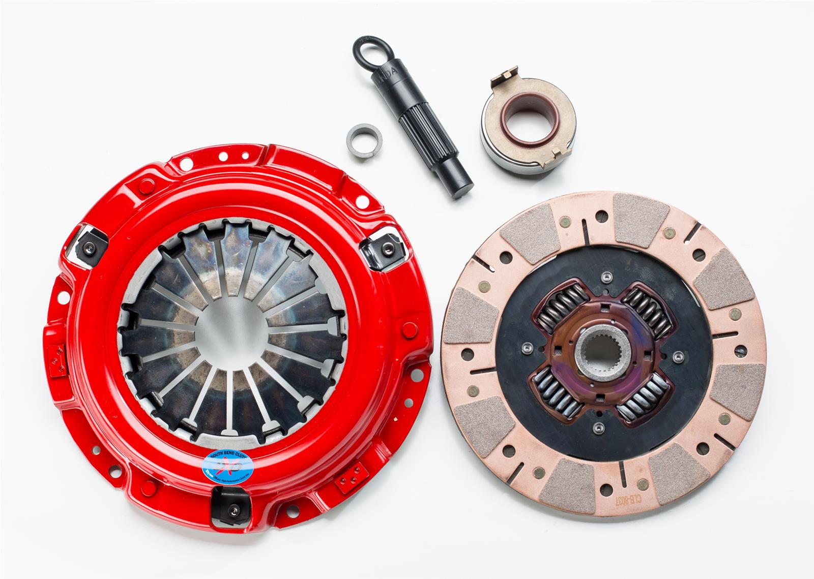 South Bend Clutch Stage 2 Drag Race Kits for 2008-2013 C30, 2008-2010 C70 - K70545-HD-B Kit, Race, Single, 1.000 in. 20-spline, Ceramic Disc, Pressure Plate, Volvo, 2.5L, Kit