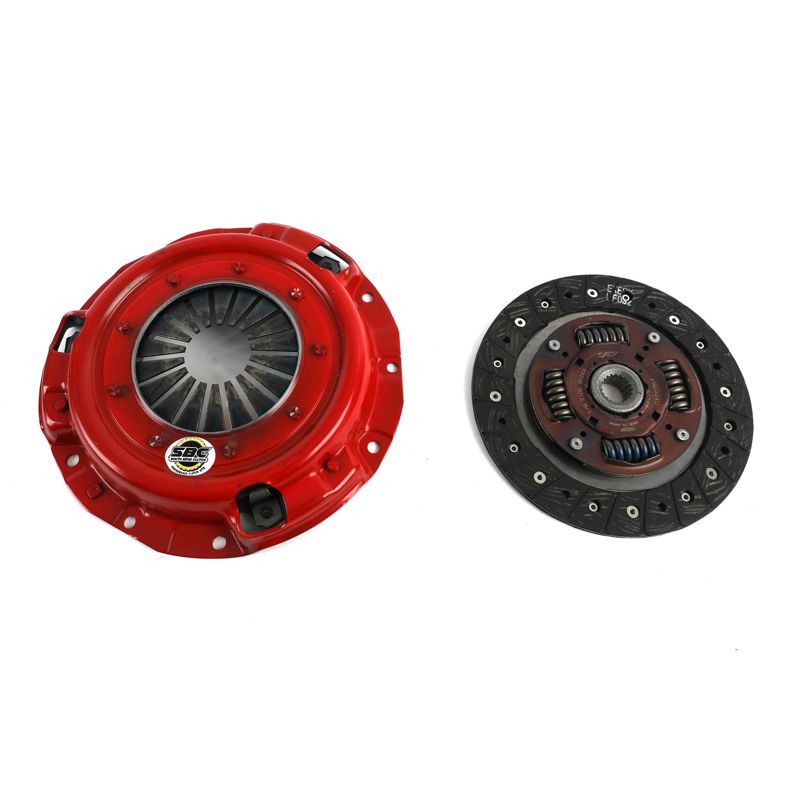 South Bend Clutch Stage 1 Heavy-Duty Kits for 1991-1996 ESCORT, TRACER, 1990-1996 PROTEGE - K07074-HD Kit, Heavy-Duty, Single, 0.940 in. 22-spline, Organic Disc, Pressure Plate, Ford, Mazda, 1.8L, Kit