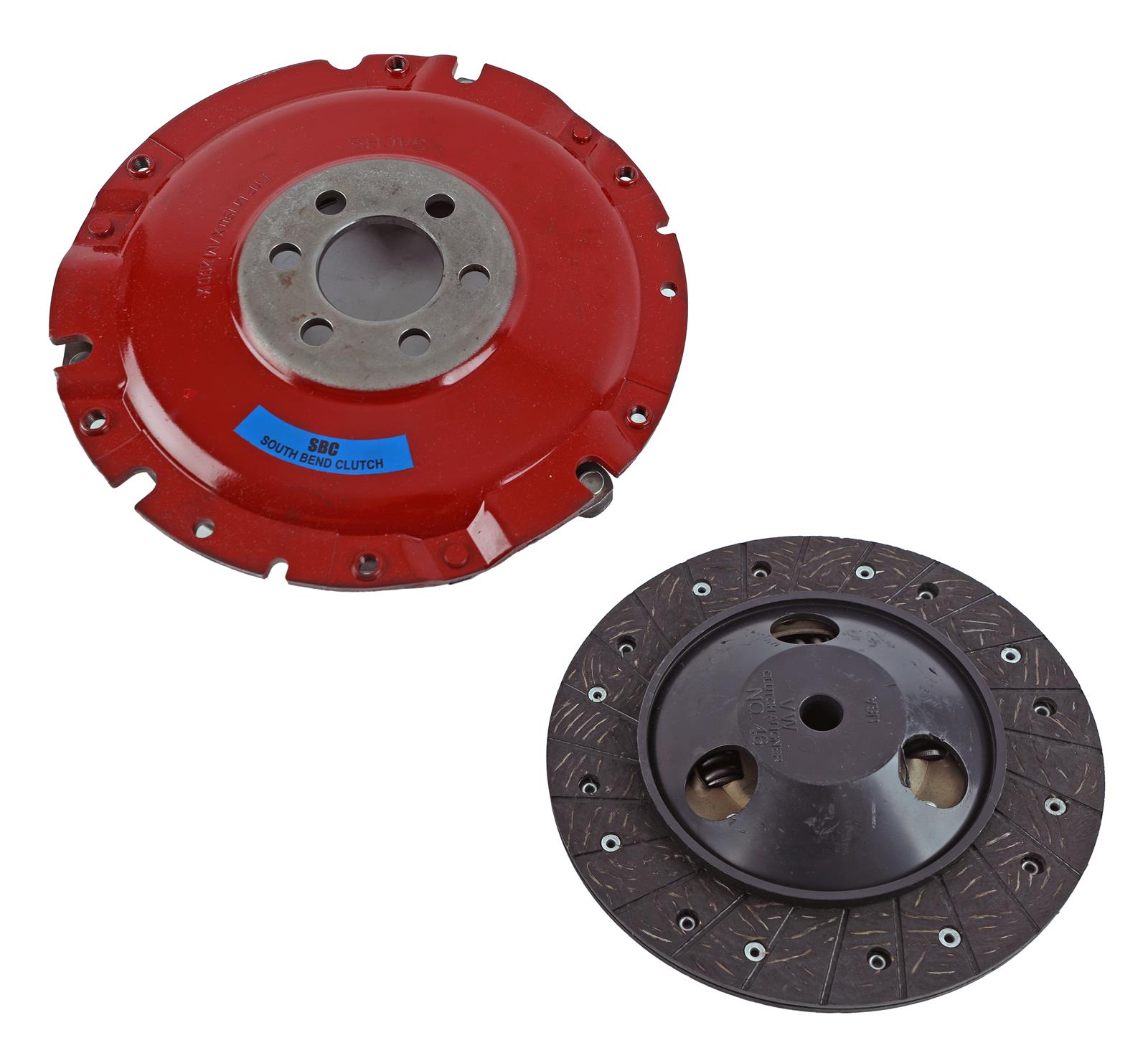 South Bend Clutch Stage 1 Heavy-Duty Kits K17004-HD Kit, Heavy-Duty, Single, 0.810 in. - 24-spline, Organic Disc, Pressure Plate, Volkswagen, Kit