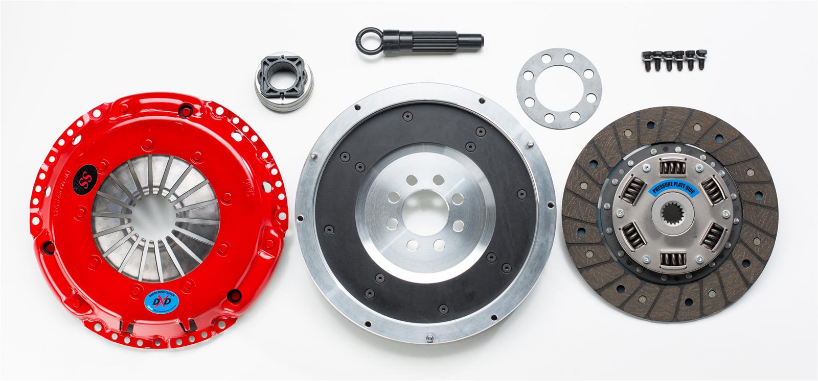 South Bend Clutch Stage 3 Daily Driver Kits K70131F-SS-O Kit, Driver, Single, 0.940 in. - 17-spline, Organic Disc, Pressure Plate, Dodge, Eagle, Mitsubishi, 2.0L, Kit thumbnail 2