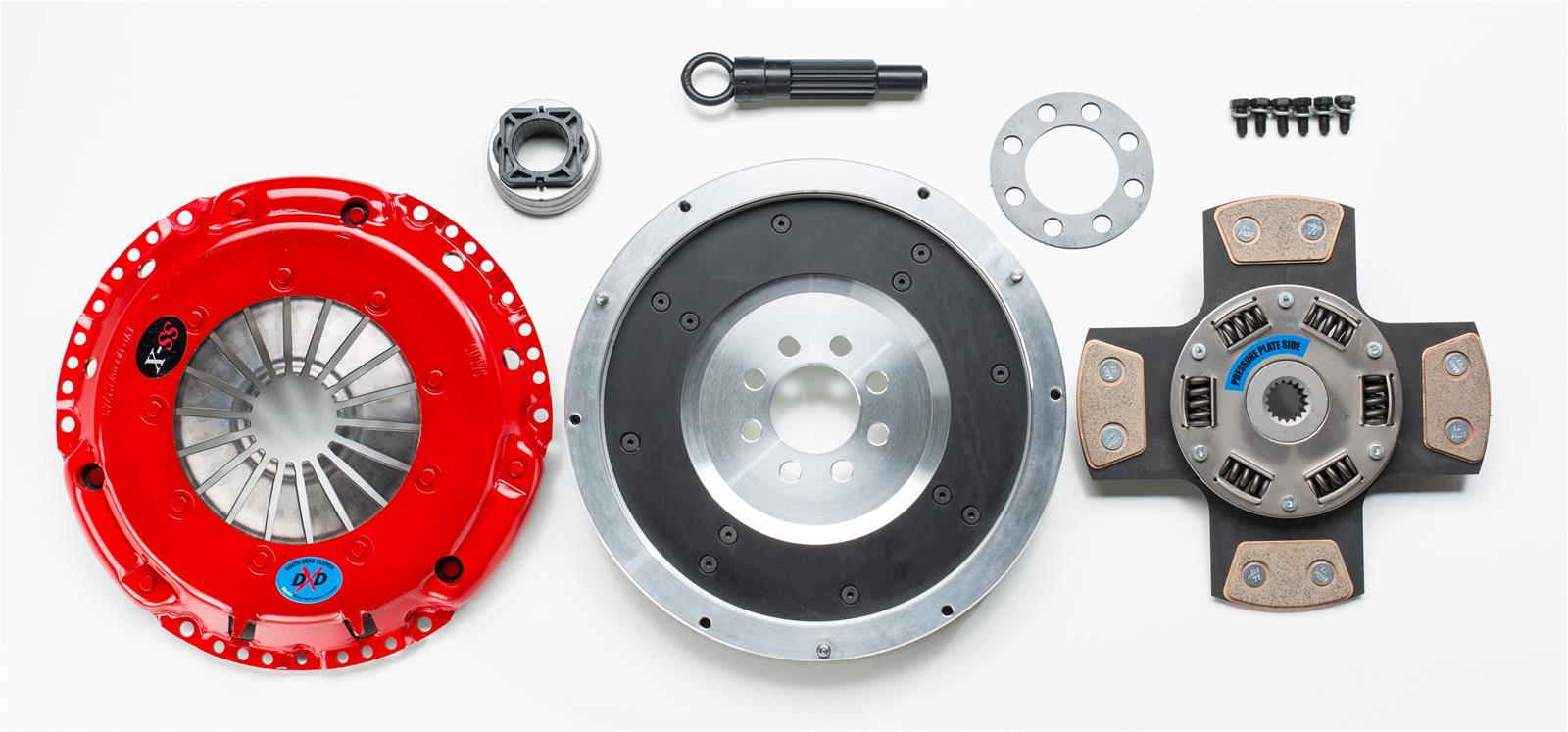 South Bend Clutch Stage 4 X-Series Kits K70131F-SS-X Kit, X-Series, Single, 0.940 in. - 17-spline, Ceramic Disc, Pressure Plate, Dodge, Eagle, Mitsubishi, 2.0L, Kit