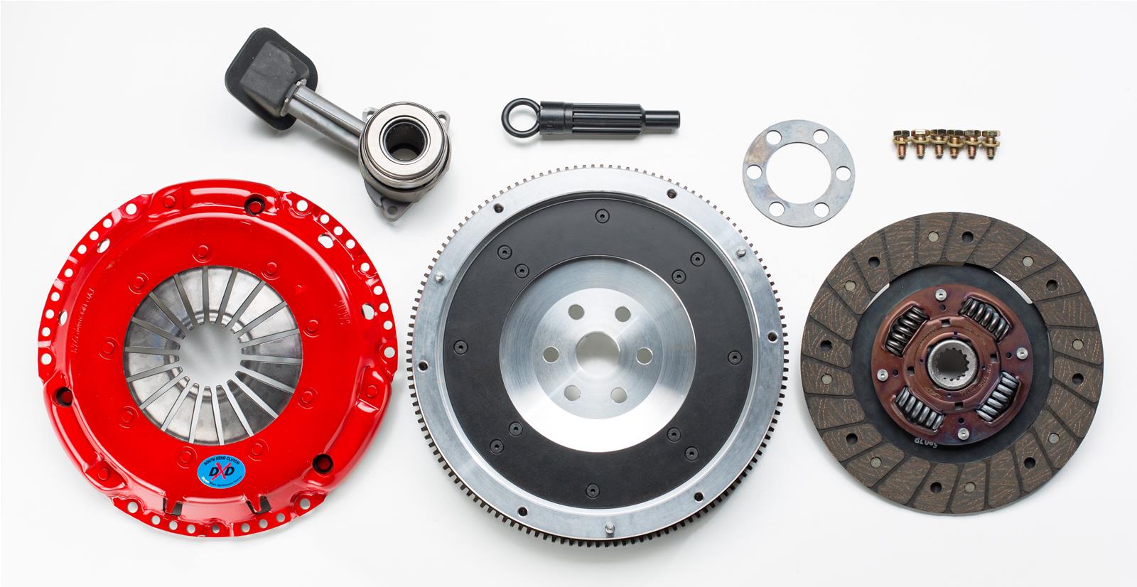 South Bend Clutch Stage 2 Daily Driver Kits SBCSVT-HD-O Kit, Driver, Single, 1.000 in. - 23-spline, Organic Disc, Pressure Plate, Flywheel, Ford, 2.0L, Kit thumbnail 2