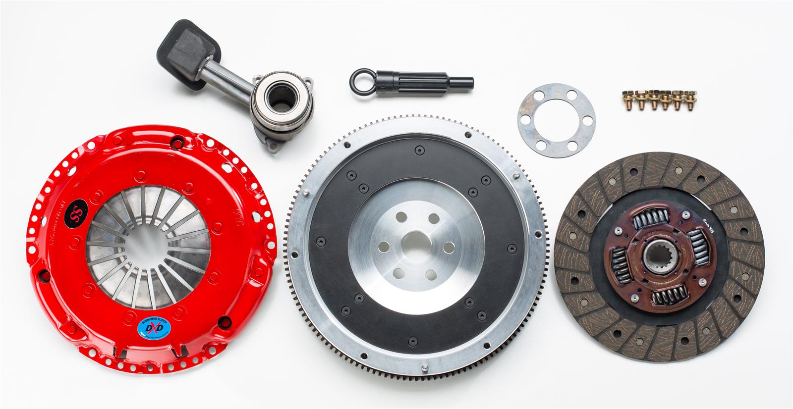 South Bend Clutch Stage 3 Daily Driver Kits SBCSVT-SS-O Kit, Driver, Single, 1.000 in. - 23-spline, Organic Disc, Pressure Plate, Flywheel, Ford, 2.0L, Kit thumbnail 2