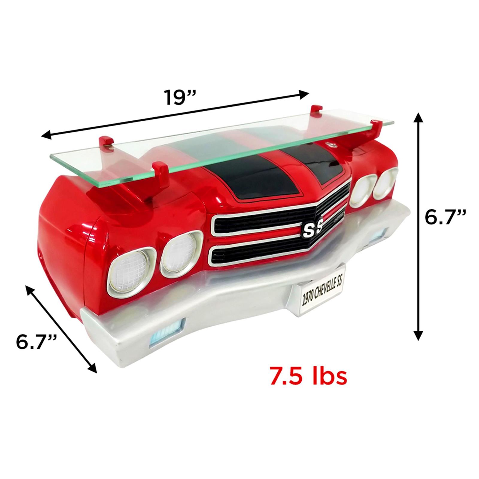 GM CHEVELLE SS カーシェルフ　インテリア　1970 ガラス棚つき GM CHEVELLE SS カーシェルフ インテリア 1970 ガラス棚つき 置物