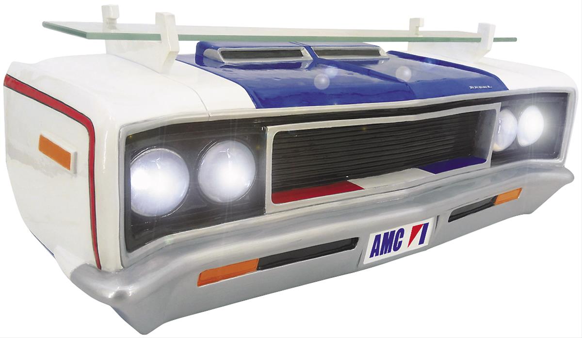 Summit Gifts 7580-147 1970 AMC Rebel Machine Light-Up Wall Shelf