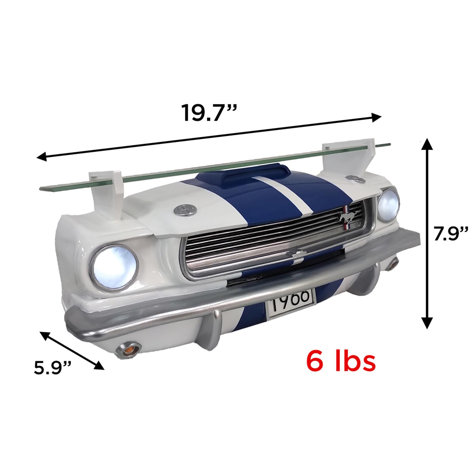 Summit Gifts 7580-24 '66 Shelby GT 350 Mustang Shelf | Summit Racing