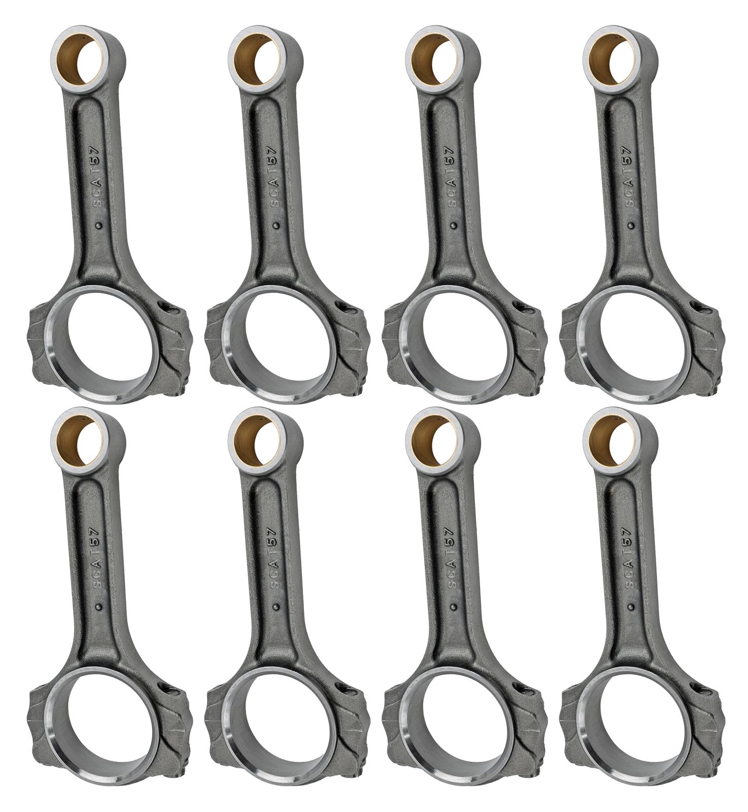 SCAT Engine Components 2-ICR5700-7/16 Scat Pro Comp I-Beam Connecting Rods  | Summit Racing