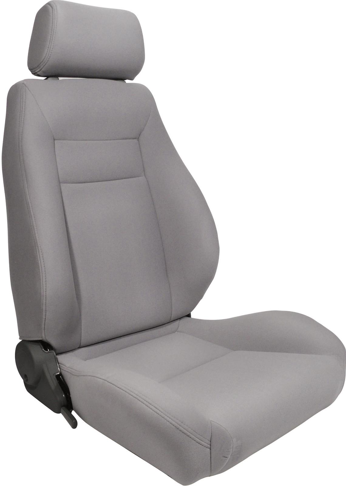 Procar 1100 Series Elite Seat 80-1100-62R - Gray Velour Procar 1100 Series Elite Seat 80-1100-62R - Gray Velour