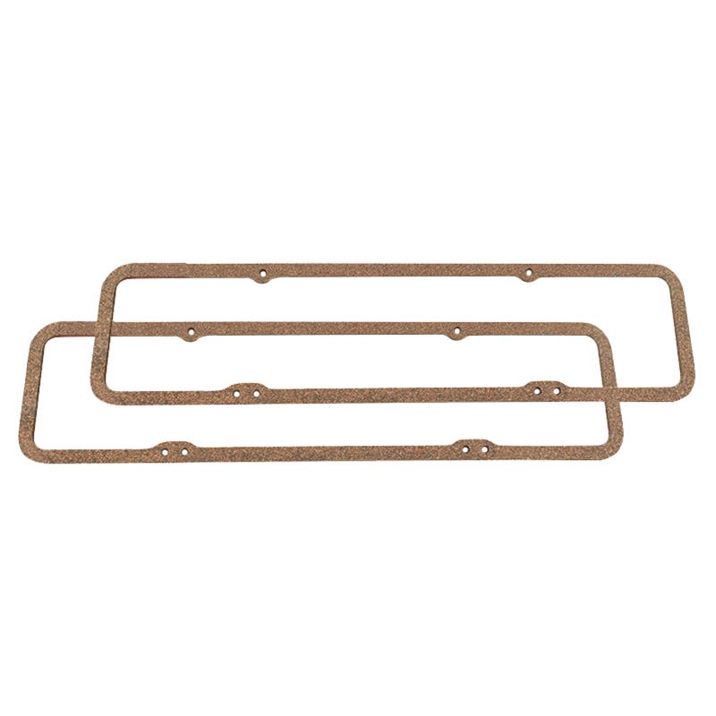 SCE AccuSeal E Valve Cover Gaskets 111075 Gaskets, E, Cork/Rubber, Chevy, Small Block, Pair