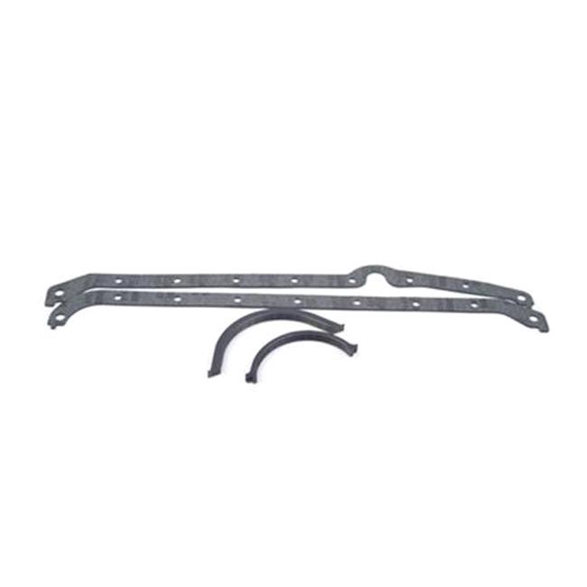SCE AccuSeal E Oil Pan Gaskets 111090 Gasket, E, Multi-Piece, Nitrile, Butadiene, Chevy, Small Block, Set