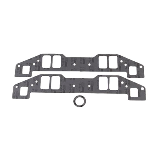 SCE AccuSeal E Intake Gaskets 111124 Gaskets, Intake, E, Graphite, 2.18 in. x 1.35 in. Port, .062 in. Thick, Chevy, Small Block, Set