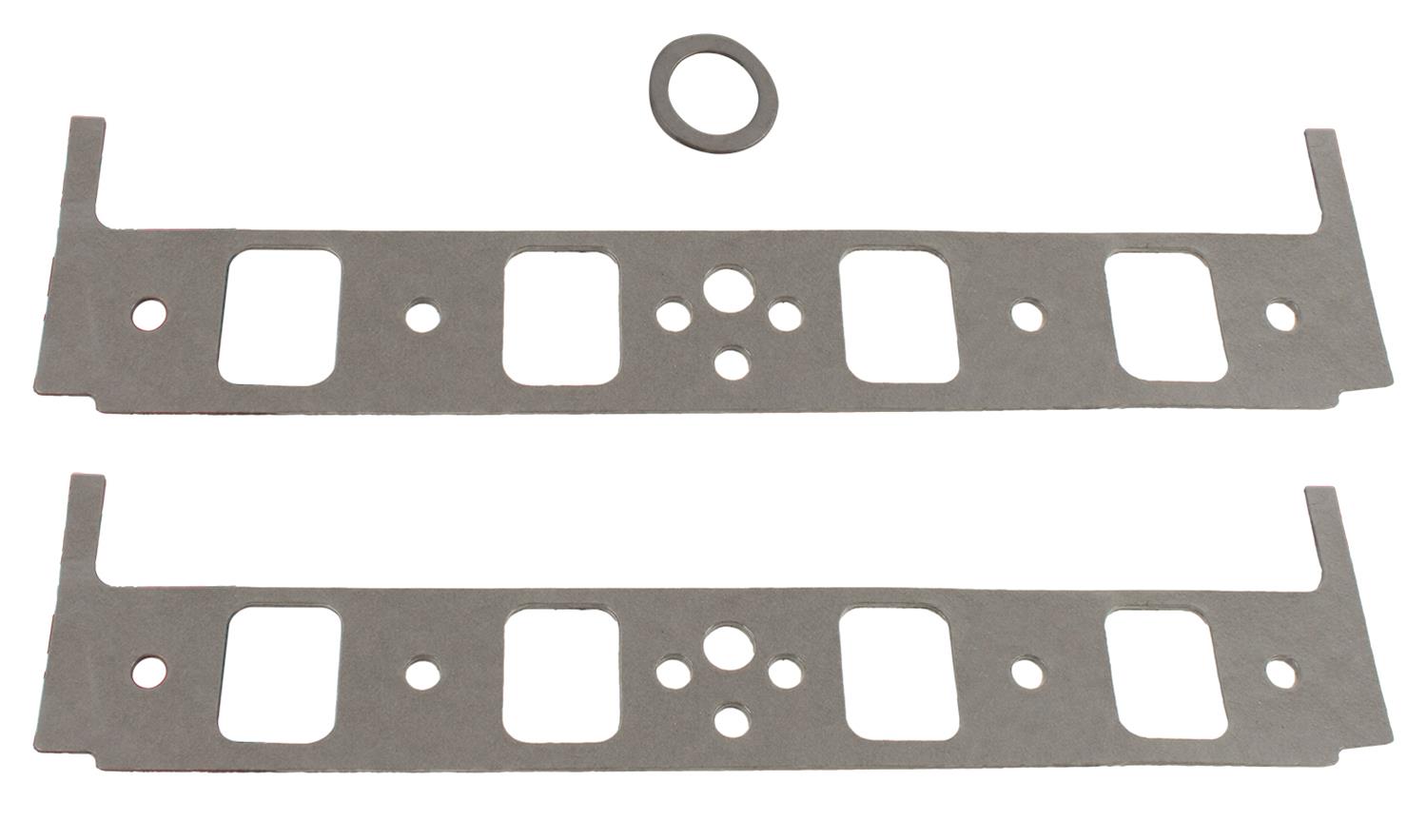 SCE AccuSeal E Intake Gaskets 111129 Manifold Gaskets, E, Composite, Cut To Fit Port, Chevrolet, Small Block, Pair