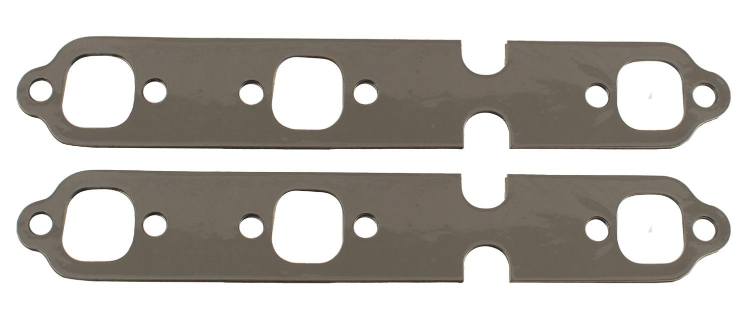 SCE AccuSeal E Exhaust Gaskets 117080 Header and Manifold Gaskets, E, Graphite/Kevlar®, Round Port, Chevrolet, 4.3L V6, Pair