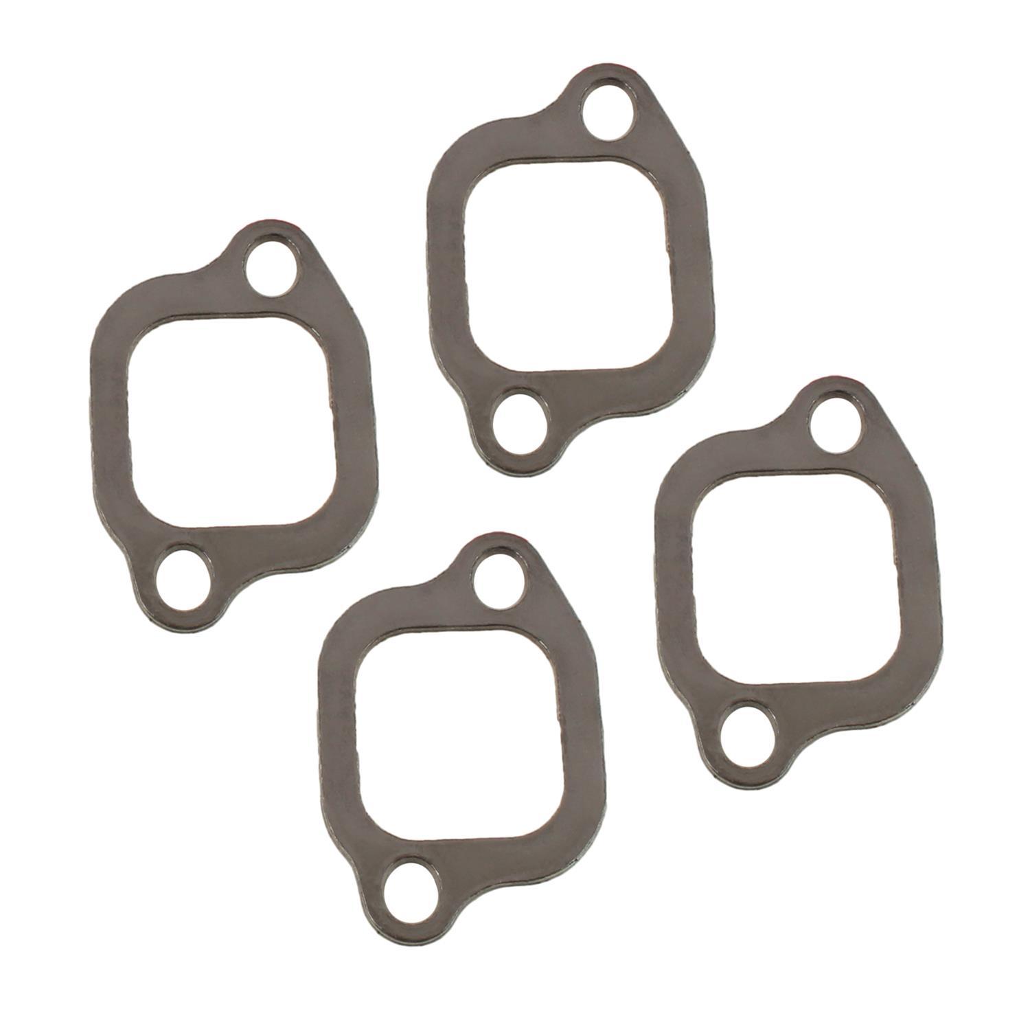 SCE AccuSeal E Exhaust Gaskets 123081 Header and Manifold Gaskets, E, Graphite/Kevlar®, Rectangular Port, for Esslinger ARCA Heads, Ford, 2.3L, Each