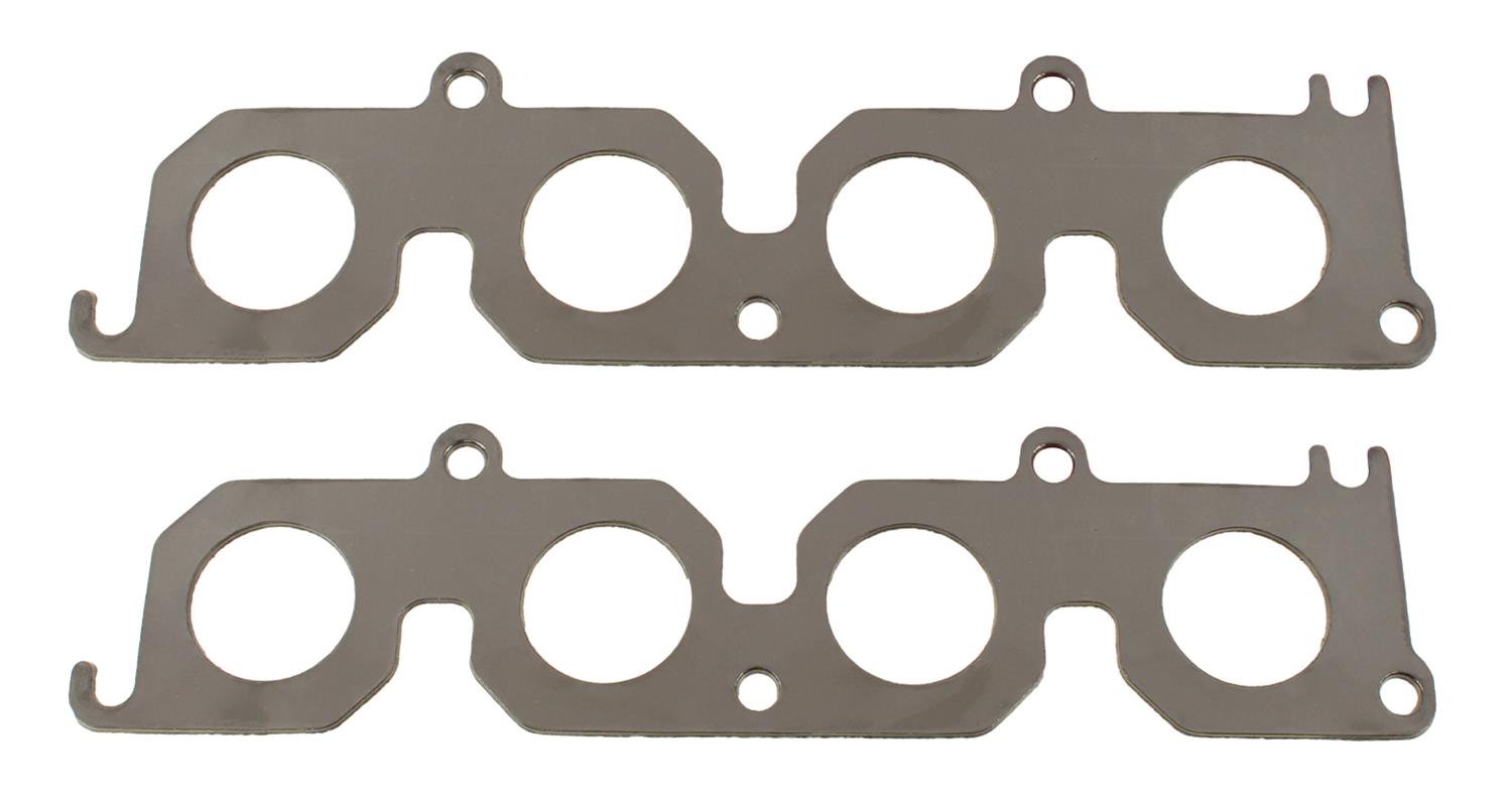SCE AccuSeal E Exhaust Gaskets 123084 Header and Manifold Gaskets, E, Graphite/Kevlar®, Round Port, for Duratec Heads, Ford, 2.0L, 2.3L, Each