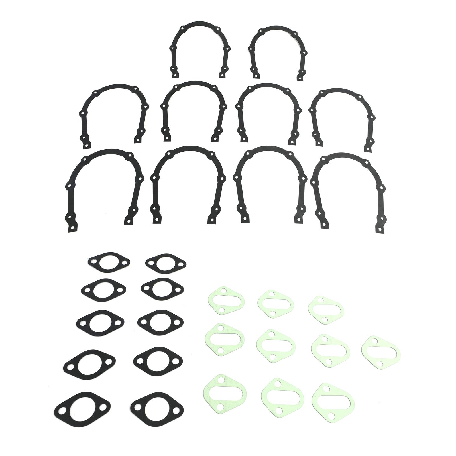 SCE Gaskets Timing Cover 1309-10 BBC GEN 6 TIMING COVER GASKET W/WATER & FUEL PUMP GASKETS , PK.