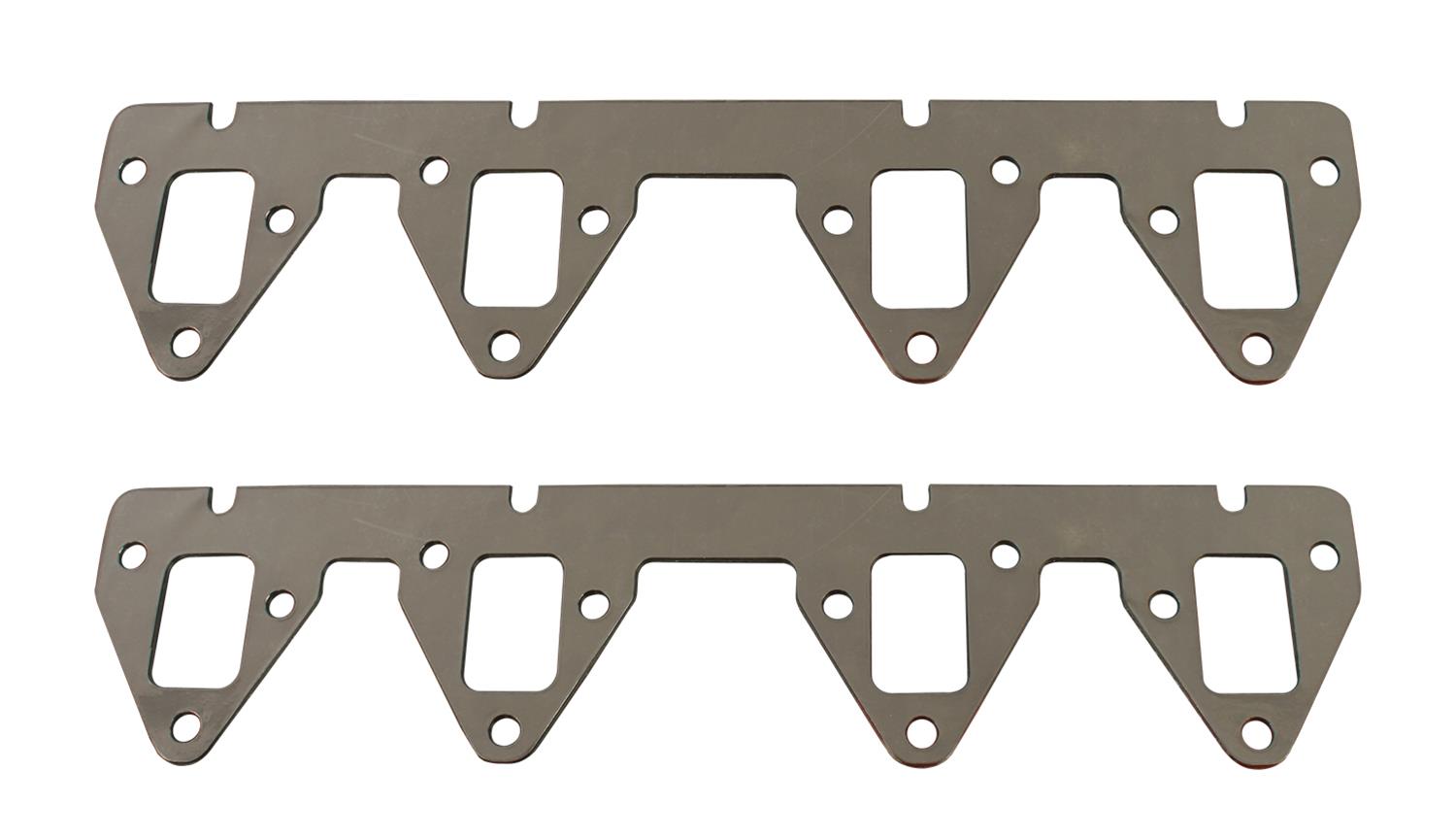 SCE AccuSeal E Exhaust Gaskets 134080 Header and Manifold Gaskets, E, Graphite/Kevlar®, Rectangular Port, Ford, Big Block FE, Pair
