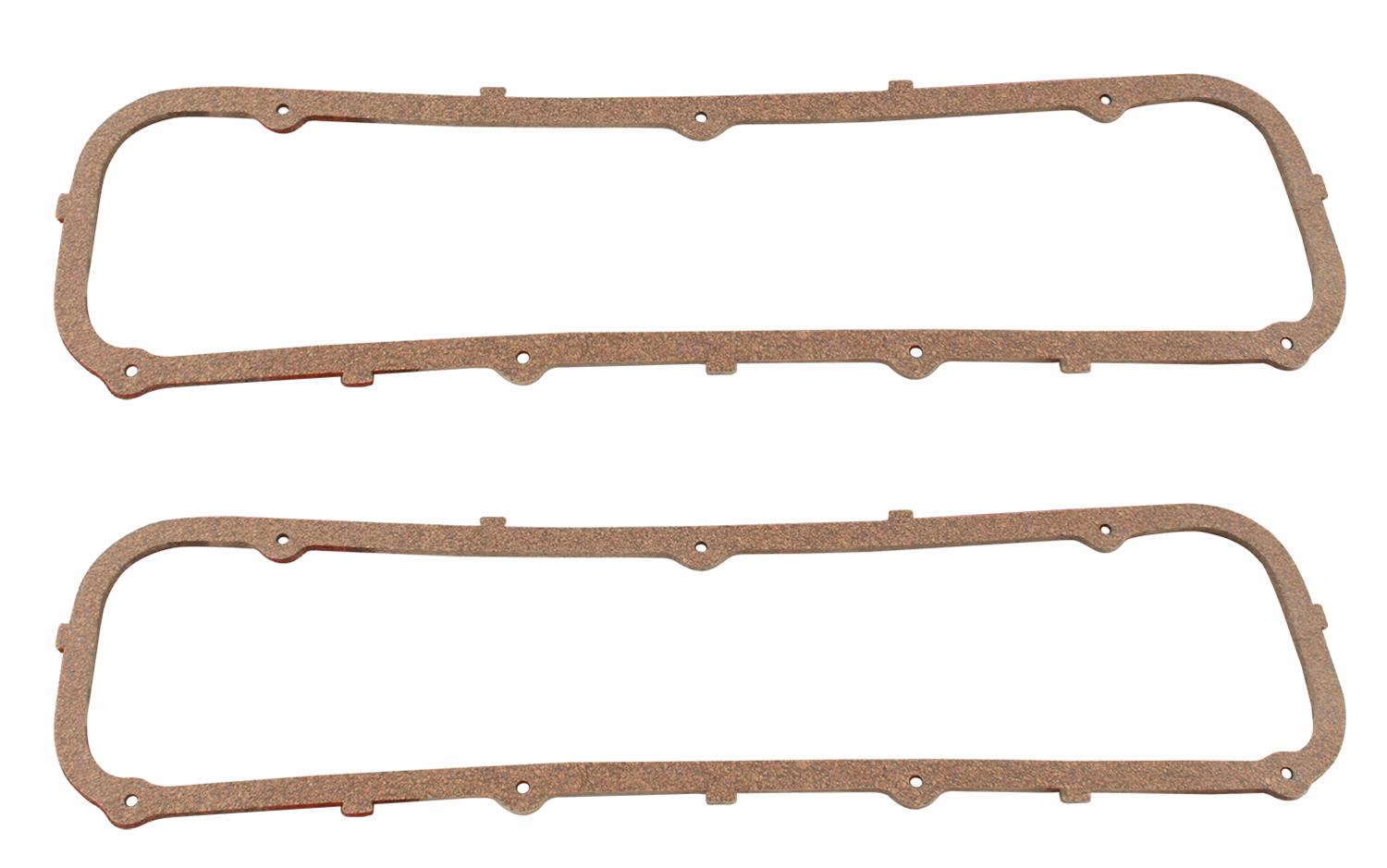 SCE AccuSeal E Valve Cover Gaskets 135075 Gaskets, E, Laminated High-Temperature Silicone/Cork, Ford, Big Block 385 Series, Pair