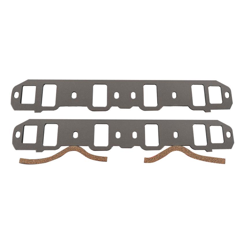 SCE AccuSeal E Intake Gaskets 136110 Manifold Gaskets, E, Composite, Rectangular Port, for Pro Topline 120 8000 180 Heads, Ford, 5.0L, 5.8L, Pair