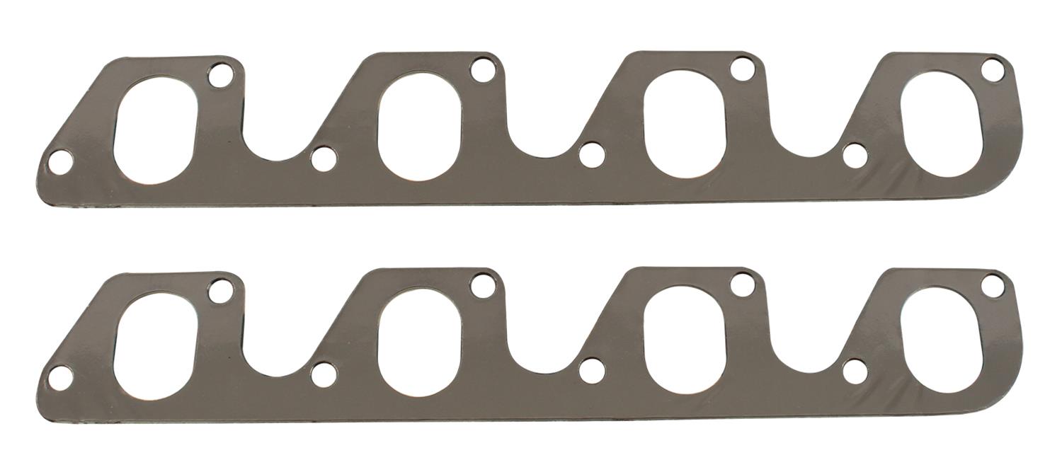 SCE AccuSeal E Exhaust Gaskets 152082 Header and Manifold Gaskets, E, Graphite/Kevlar®, 2-barrel Port, Ford, Mercury, 351C, Pair