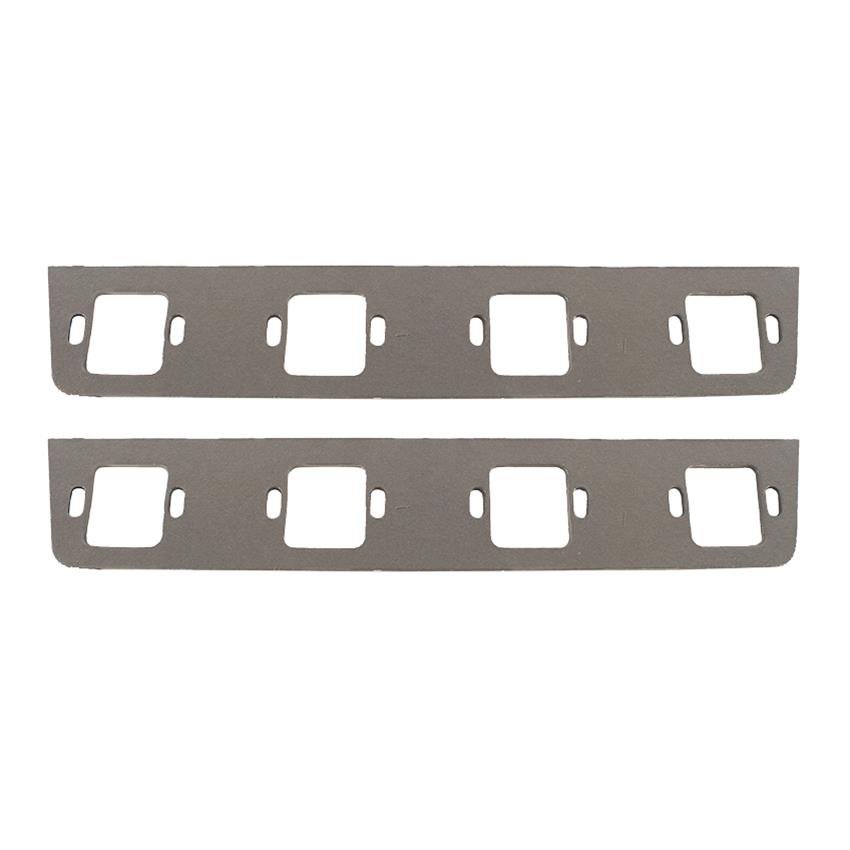 SCE AccuSeal E Intake Gaskets 166106 Manifold Gaskets, E, Composite, Square Port, 0.125 in. Thickness, Dodge, Plymouth, 426 Hemi, Pair