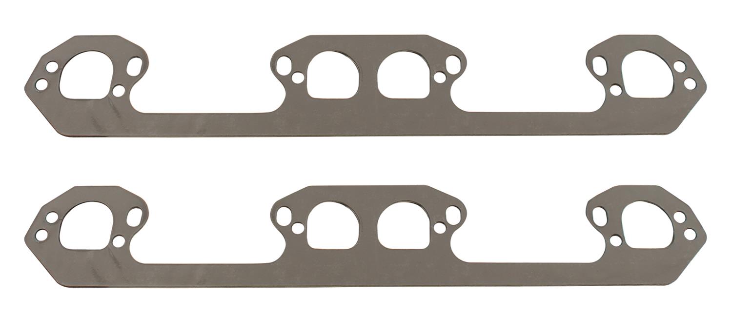 SCE AccuSeal E Exhaust Gaskets 169085 Header and Manifold Gaskets, E, Graphite/Kevlar®, D-port, for W2 Cast Manifolds, Chrysler, Dodge, Plymouth, 5.9L, Pair
