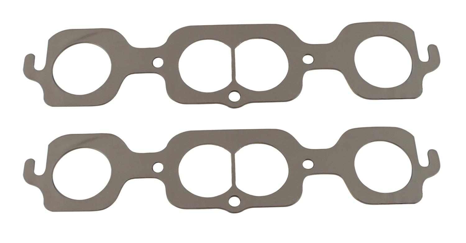 SCE AccuSeal E Exhaust Gaskets 179083 Header and Manifold Gaskets, E, Graphite/Kevlar®, Oval Port, for Use On bull dog Oldsmobile V8 Applications, Pair