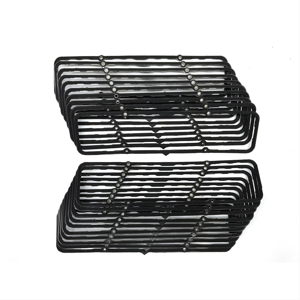 SCE AccuSeal Pro Valve Cover Gaskets 211077 Gaskets, Pro, Rubber/Steel Core, May Not Fit Covers with A Gasket Retaining Lip, Chevrolet, Small Block, Pair
