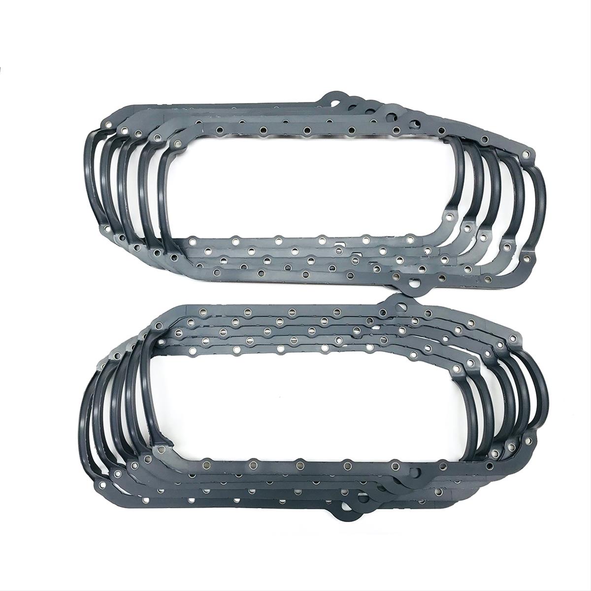 SCE AccuSeal Pro Oil Pan Gaskets 211090B Gasket, 1-Piece, Rubber, Chevy, GMC Small Block, Set of 100