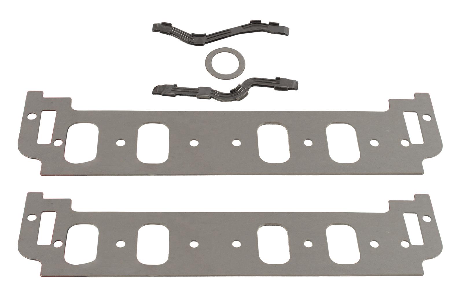 SCE AccuSeal Pro Intake Gaskets 211136 Manifold Gaskets, Pro, Composite, Raised Oval Port, Designed To Fit Dart Little Chief Cylinder Heads, Chevrolet, Small Block, Pair