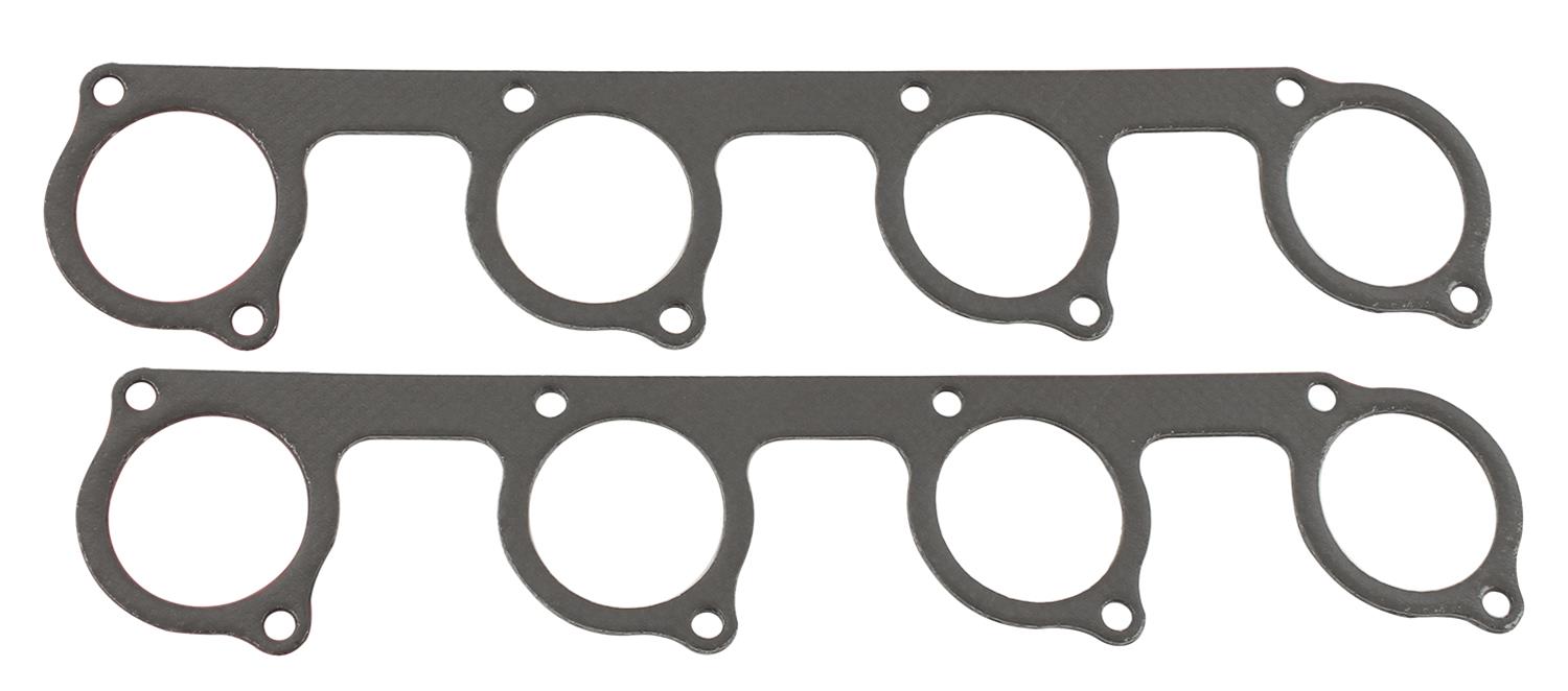 SCE AccuSeal Pro Exhaust Gaskets 226180 Header and Manifold Gaskets, Pro, Graphite/Steel, Round Port, 0.062 in. Thickness, for AJPE 5.30 in. Bore Center Heads, V8, Pair