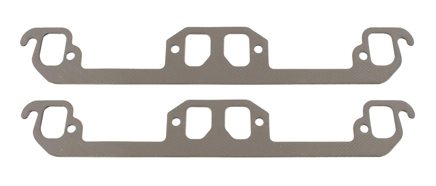 SCE AccuSeal Pro Exhaust Gaskets 269183 Header and Manifold Gaskets, Pro, Graphite/Steel, Rectangular Port, Dodge, 5.2L Magnum, 5.9L Magnum, Pair