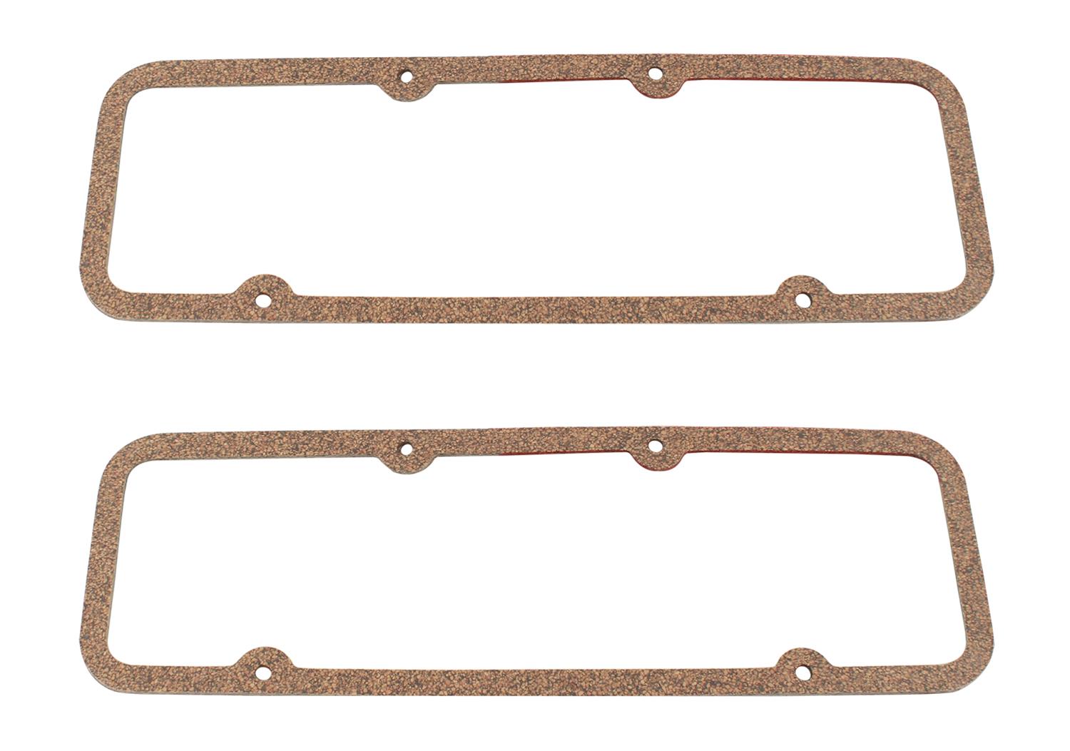 SCE AccuSeal Pro Valve Cover Gaskets 276175 Gaskets, Pro, Laminated High-Temperature Silicone/Cork, Chevy, Big Block, AJPE 4.9 in. NHRA Stock Cylinder Heads, Pair