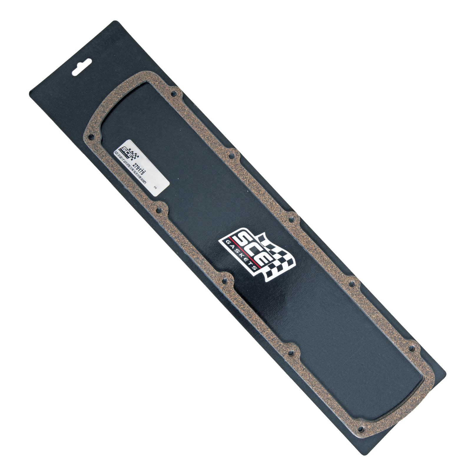 SCE AccuSeal Pro Valve Cover Gaskets 279175 Gaskets, Pro, Laminated High-temperature Silicone/Cork, Oldsmobile, Oldsmobile V8, Pair