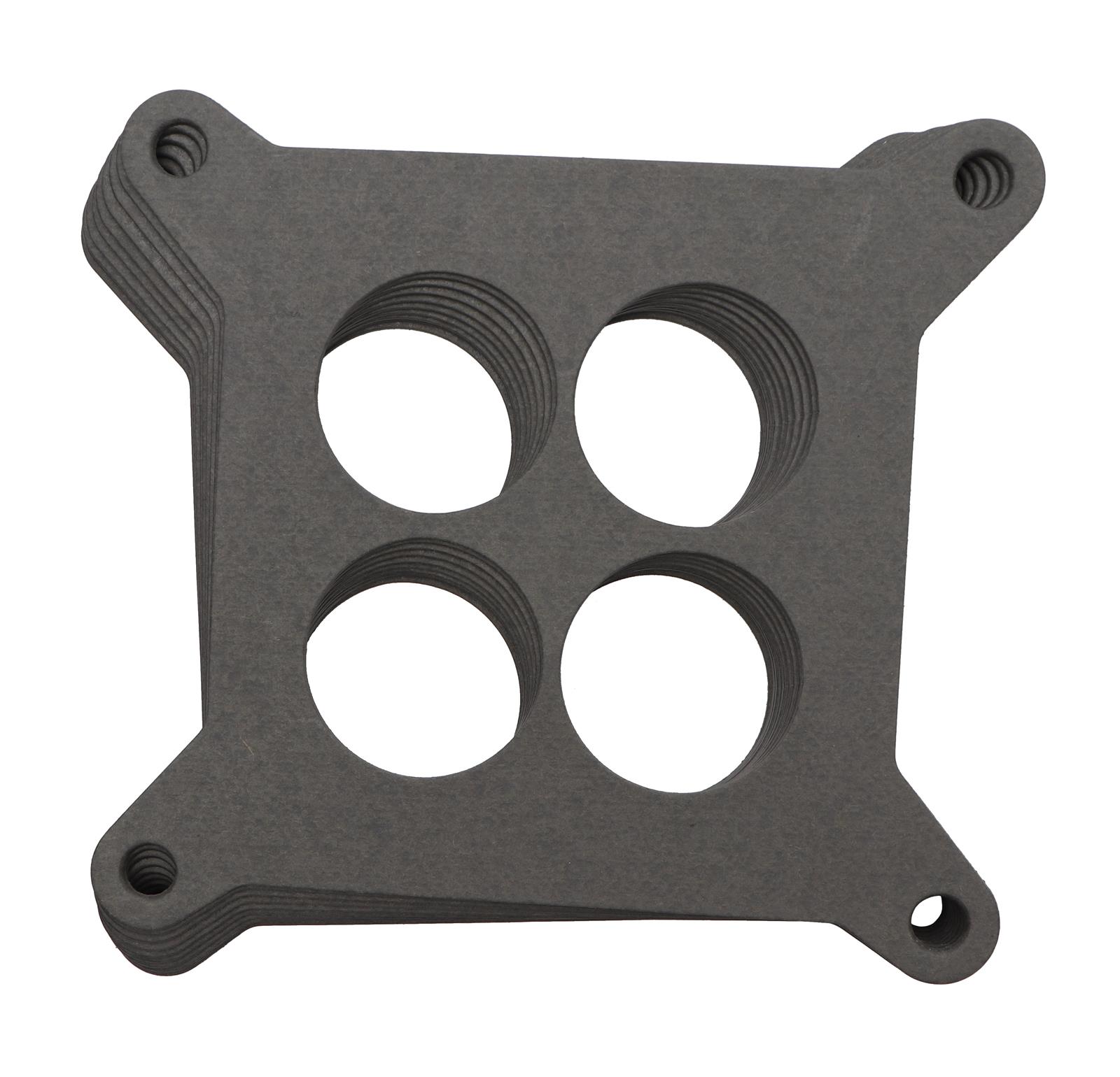 SCE Carburetor Base Gaskets 355-2 Mounting Gaskets, Insulator Gasket, Composite, 4-Barrel, Square Bore, 4-Hole Center, Each