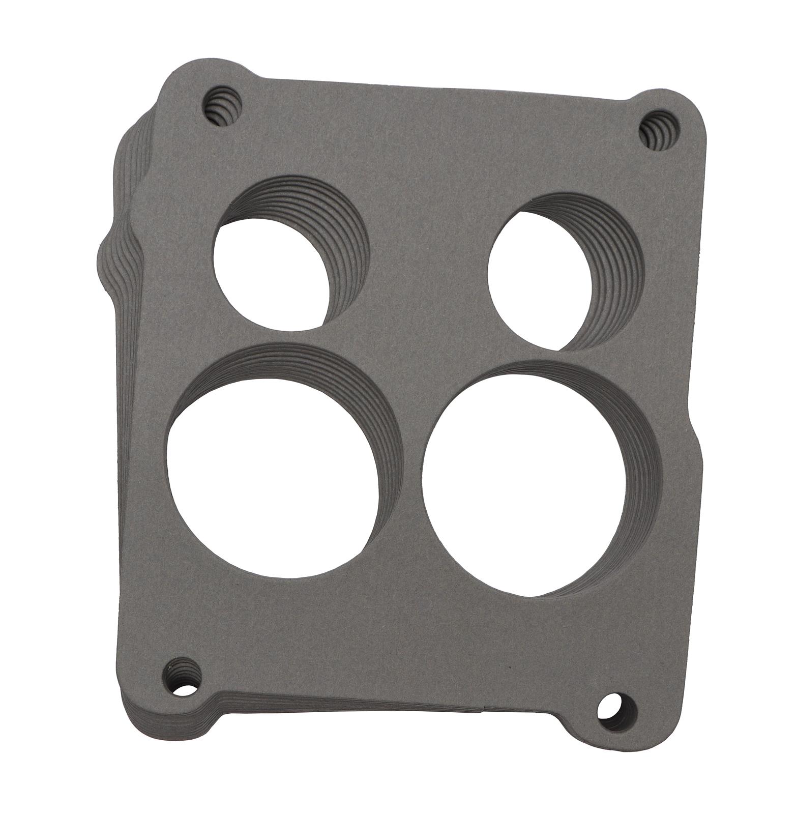 SCE Carburetor Base Gaskets 356 Mounting Gaskets, Composite, 4-Barrel, Quadrajet Spread Bore, 4-Hole Center, Set of 10