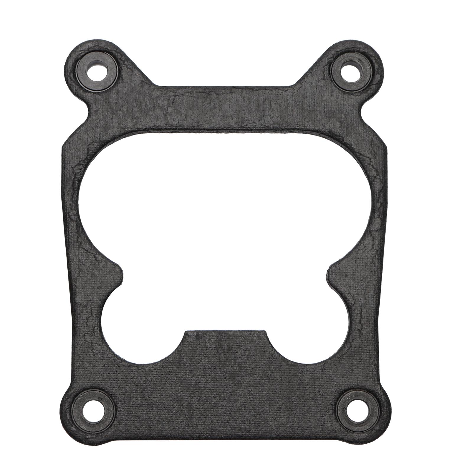 SCE Carburetor Base Gaskets 357 Mounting Gaskets, Insulator Gasket, Composite, 4-Barrel, Quadrajet Spread Bore, Open Center, Each
