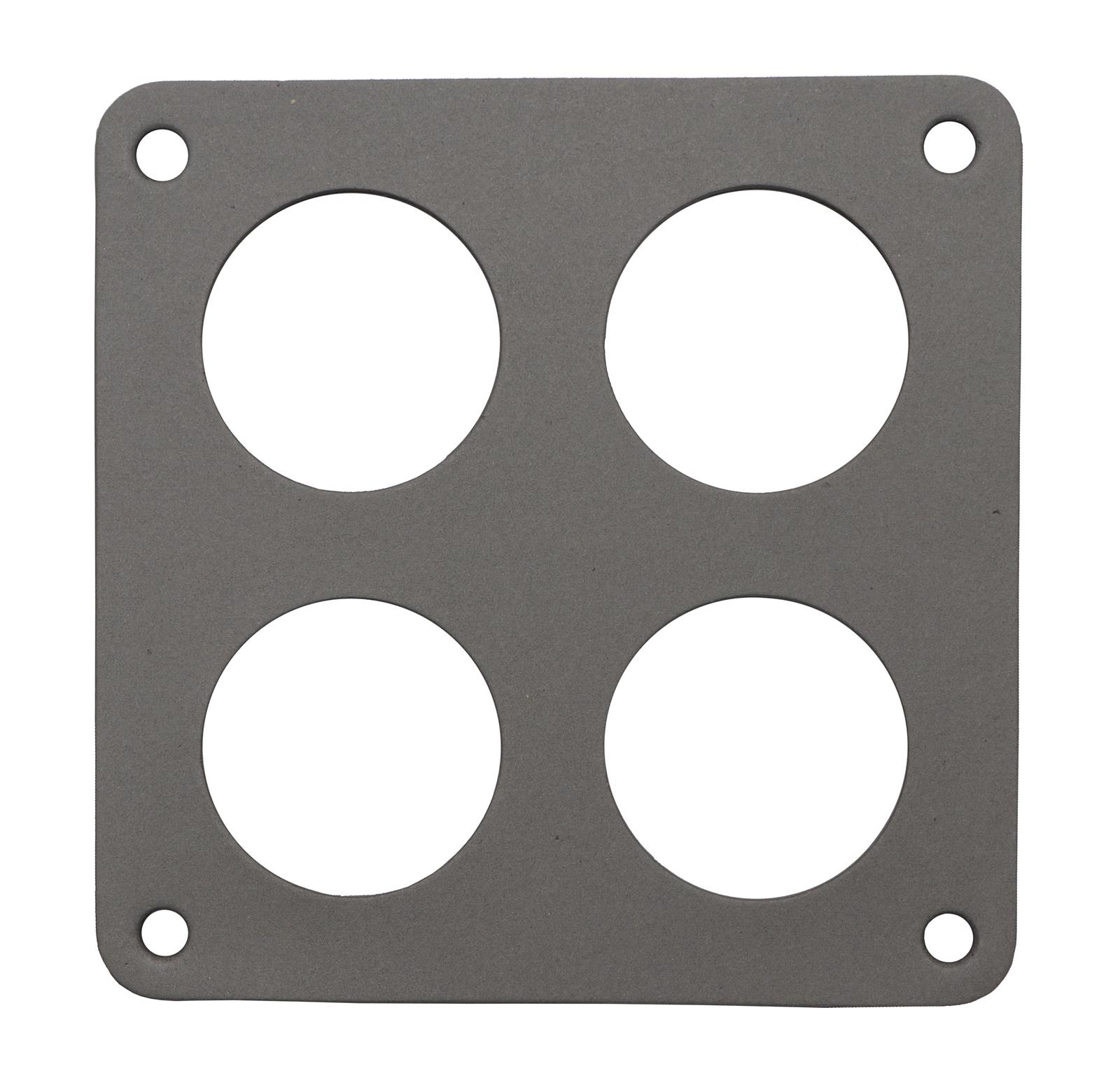 SCE Carburetor Base Gaskets 3582-1 Mounting Gaskets, Composite, 4-Barrel, Holley 4500 Series Dominator, 4-Hole Center, Each