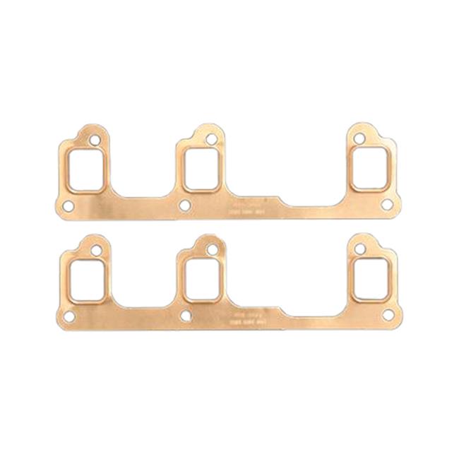 SCE Pro Copper Embossed Exhaust Gaskets 4072 Gaskets, Copper, Embossed, GM, V6, Pair