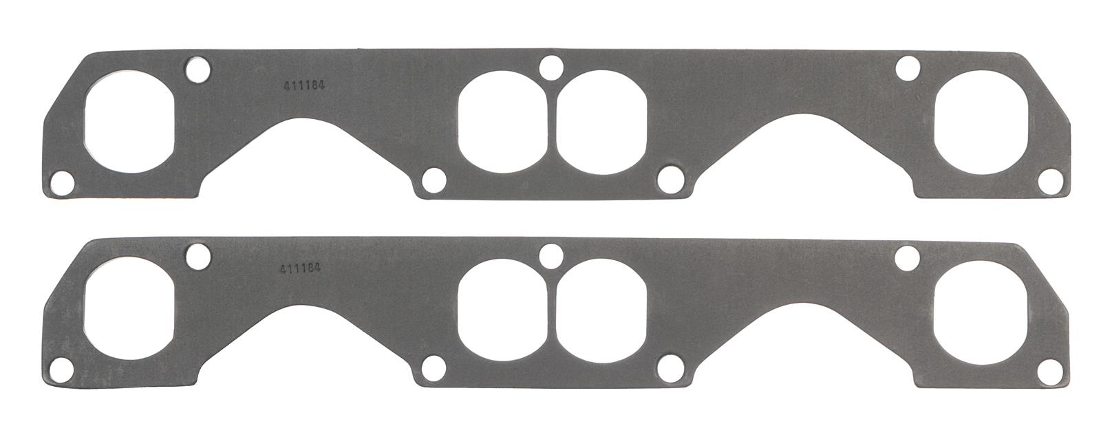 SCE Graph-Form Premium Header Gaskets 411184 Exhaust Gaskets, Header, High-Density/Hi-Temp Graphite, Chevy, Pair