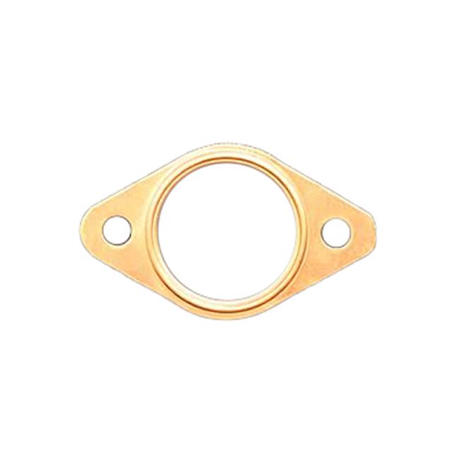 SCE Pro Copper Embossed Exhaust Flange Gaskets 4175 Gasket, 2-Bolt Flange, Copper, 1.75 I.D., Each