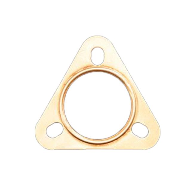 SCE Pro Copper Embossed Exhaust Flange Gaskets 4220 Collector Gasket, Copper, Embossed, 3-Hole, 2.25 in. Inside Diameter, Each